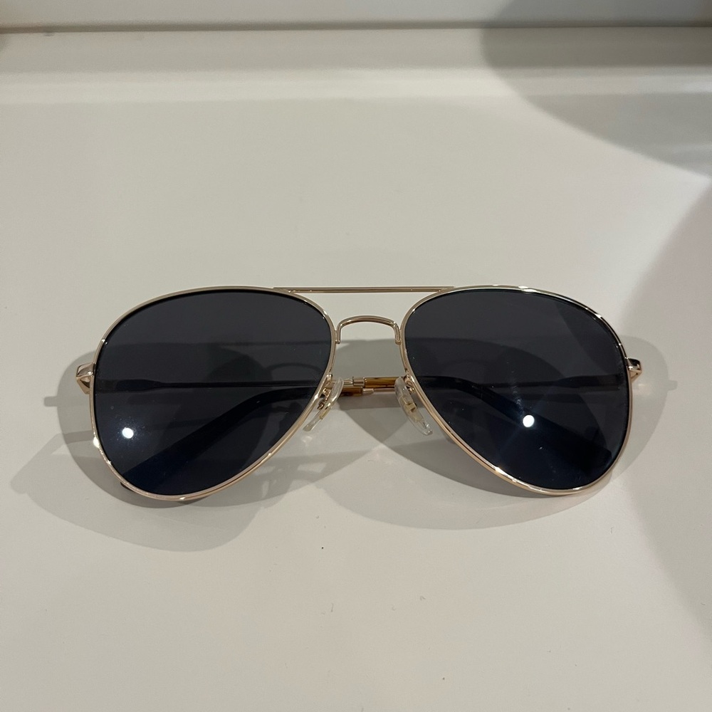 Wear Me Pro Gold Aviator Sunglasses